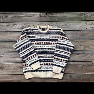 Doogan Donegal Wool Crewneck Sweater